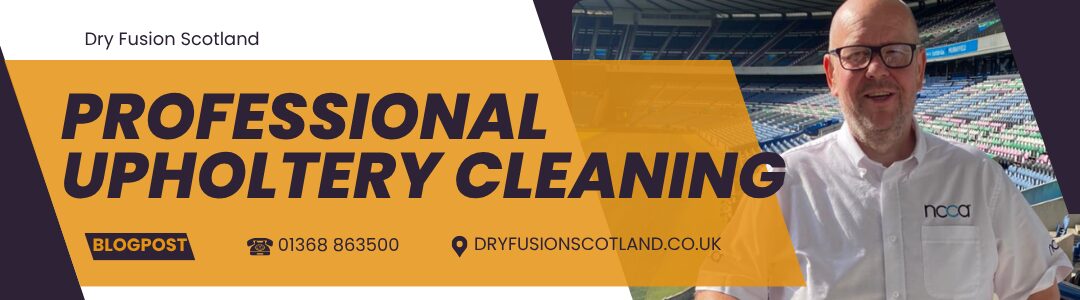 Blogpost banner for upholstery cleaning
